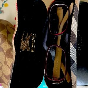 Burberry glasses and case